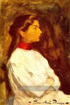 portrait Tableau Peinture - Portrait Lola3 1899 Pablo Picasso
